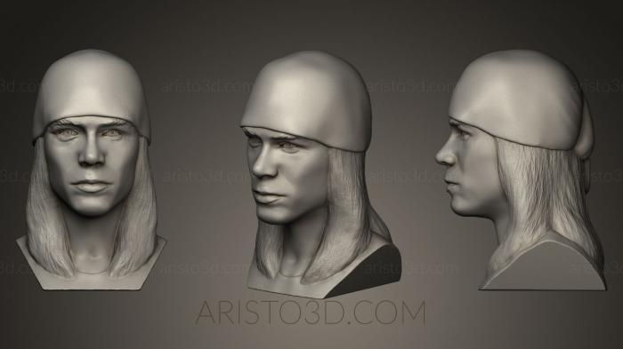 Busts and bas-reliefs of famous people (BUSTC_0038) 3D model for CNC machine